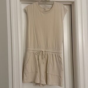 Double Zero Cream Casual Romper